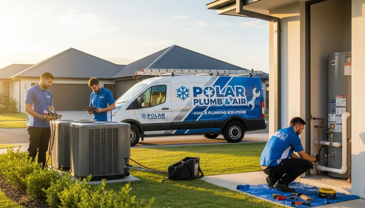 Licensed plumber fixing water leak in Knoxville, TN for Five Star Cooling plumbing services